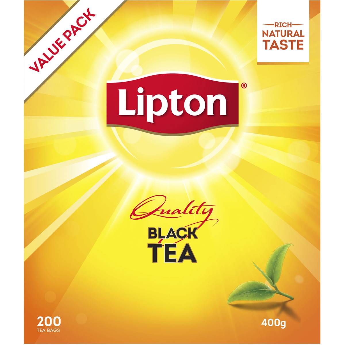 Black Tea 100 Tea Bags - Carton