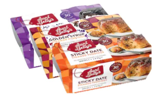 Aunt Betty puddings - 96g 2-pack