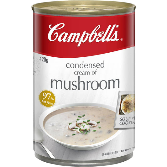 Condensed Cream of Mushroom Soup - 420g tin
