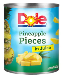 Pineapple Pieces - 825g tin