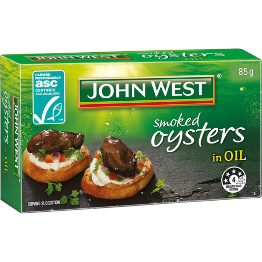 Oysters - Smoked - 85g tin