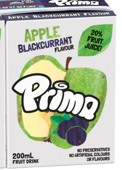 Prima Apple Blackcurrant Popper - 200ml