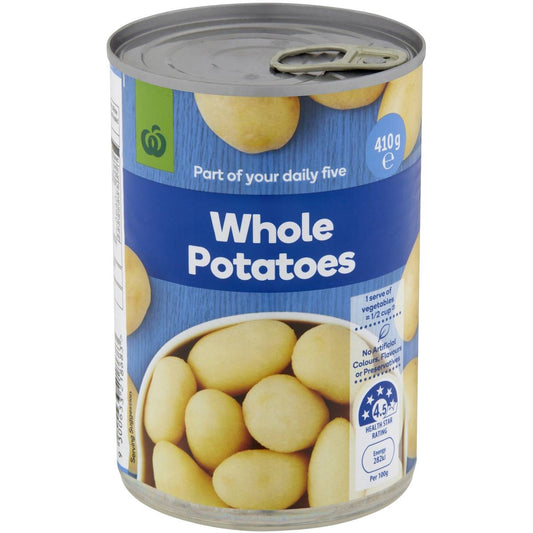 Potatoes Whole - 410g tin